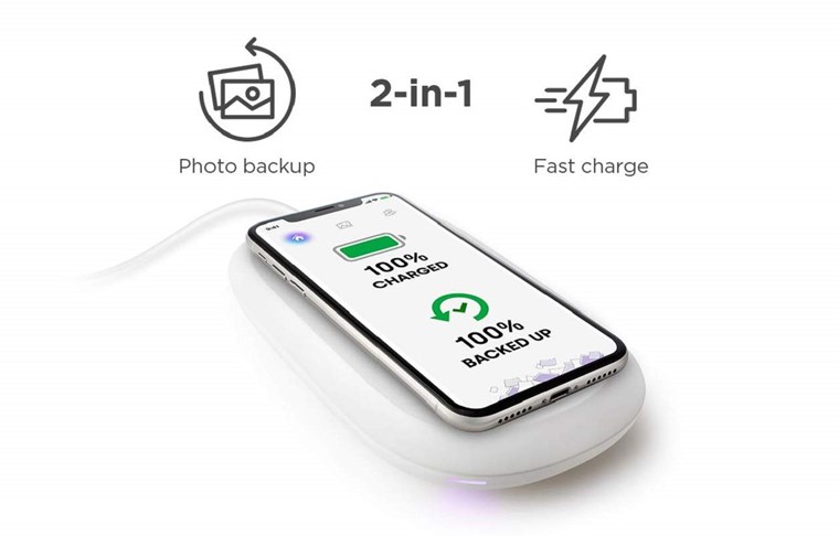 Ο πρώτος wireless φορτιστής που κρατά backup των αρχείων