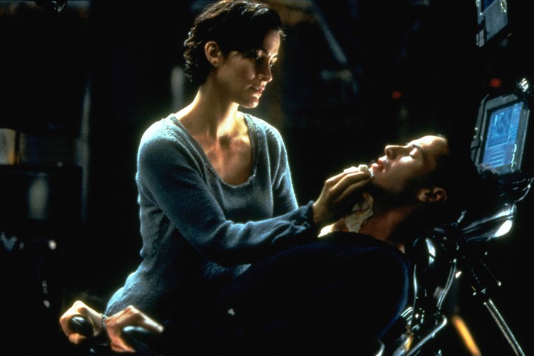 Keanu Reeves Matrix Carrie Ann Moss