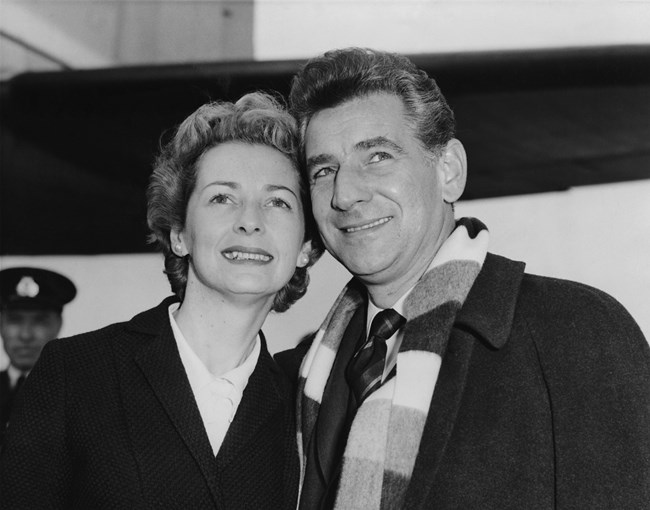 Leonard Bernstein and Felicia Montealegre