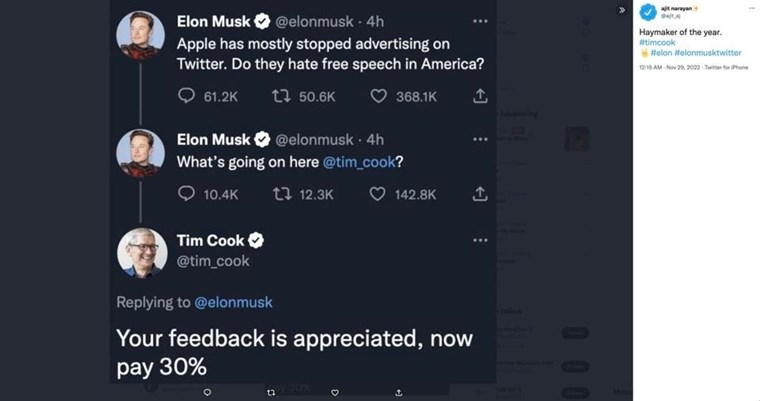 Ο πραγματικός λόγος πίσω από την επίθεση του Musk στην Apple