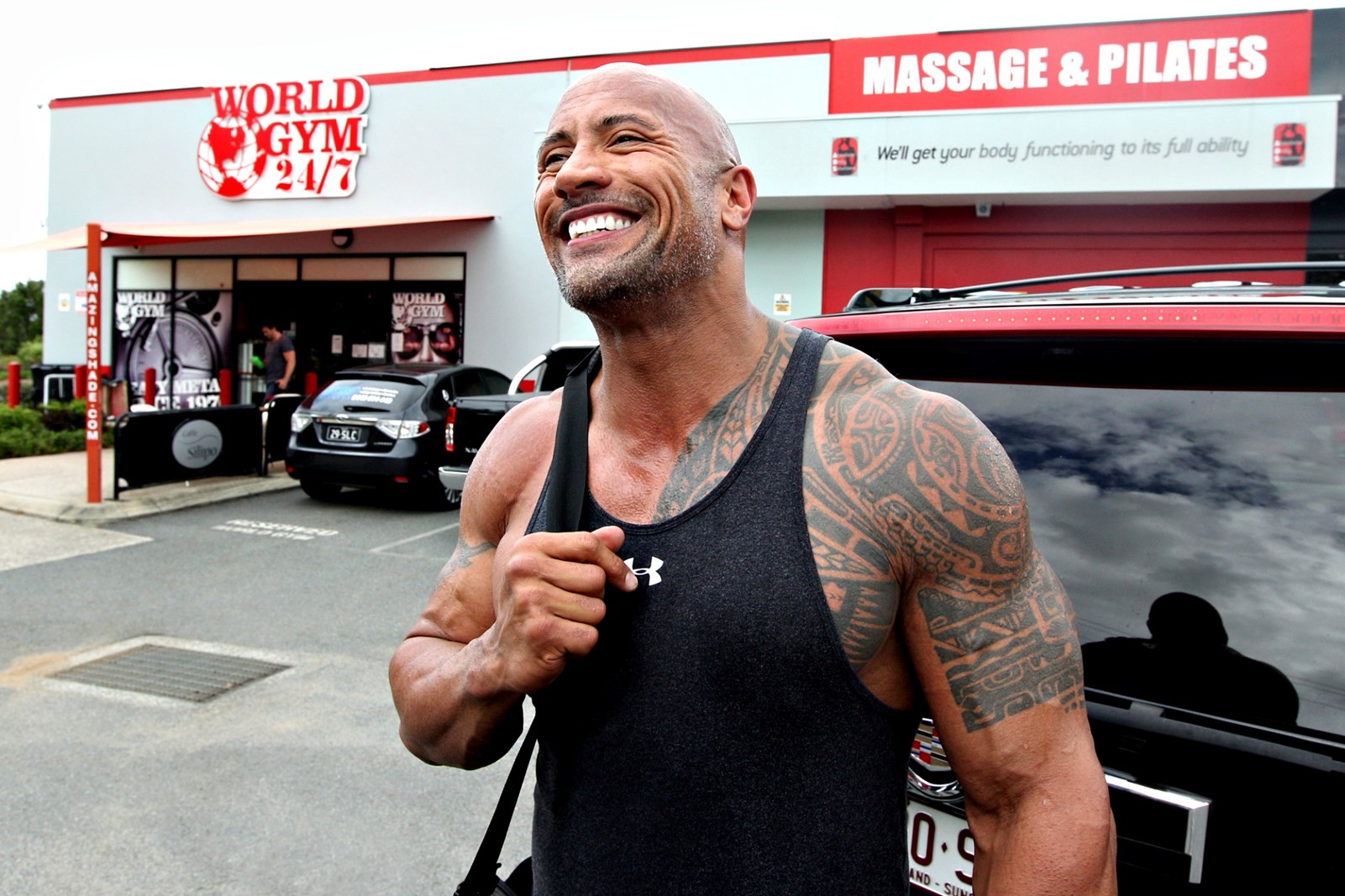 The Rock επιστροφή στο γυμναστήριο