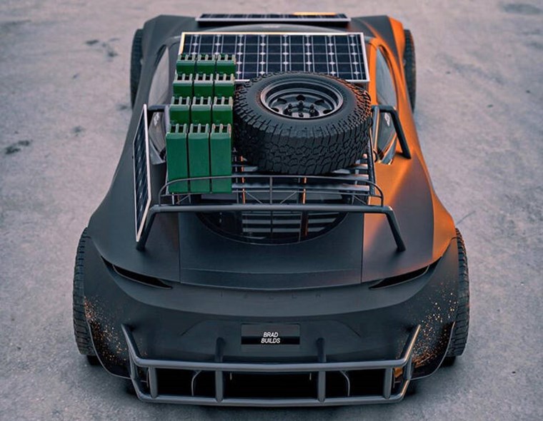 To Tesla Roadster Safari επιβιώνει οπουδήποτε