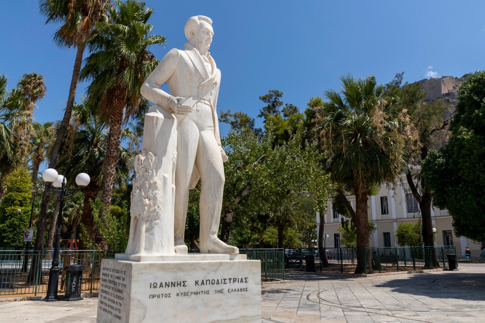 Ιωάννης Καποδίστριας ανδριάντας Ναύπλιο
