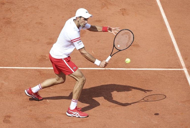 NOVAK DJOKOVIC IN ROLAND-GAROS