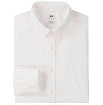 Η πασπαρτού άνεση του λευκού oxford πουκαμίσου