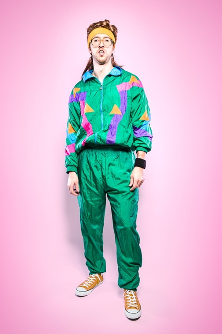 MAN IN TRACK SUITS