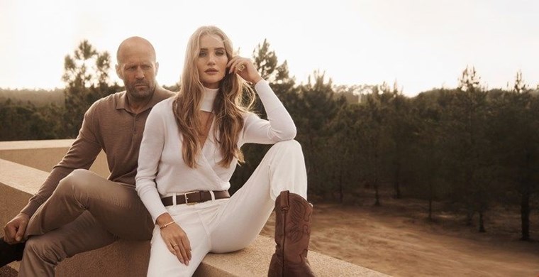 H Rosie Huntington-Whiteley και ο Jason Statham πρωταγωνιστούν στην καμπάνια της Falconeri
