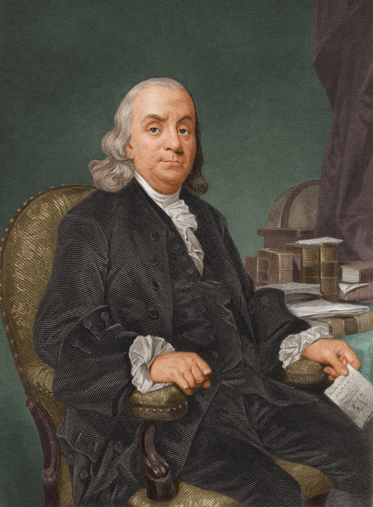 Portrait Of Benjamin Franklin