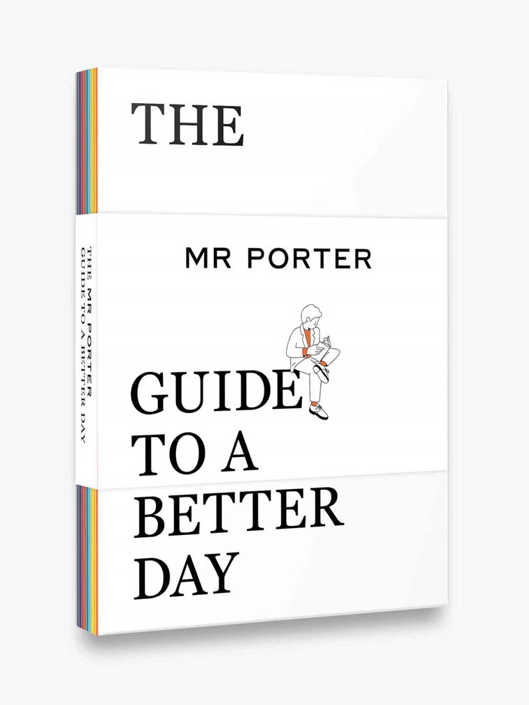 ΕΞΩΦΥΛΛΟ ΒΙΒΛΙΟΥ "THE MR. PORTER GUIDE TO A BETTER DAY"