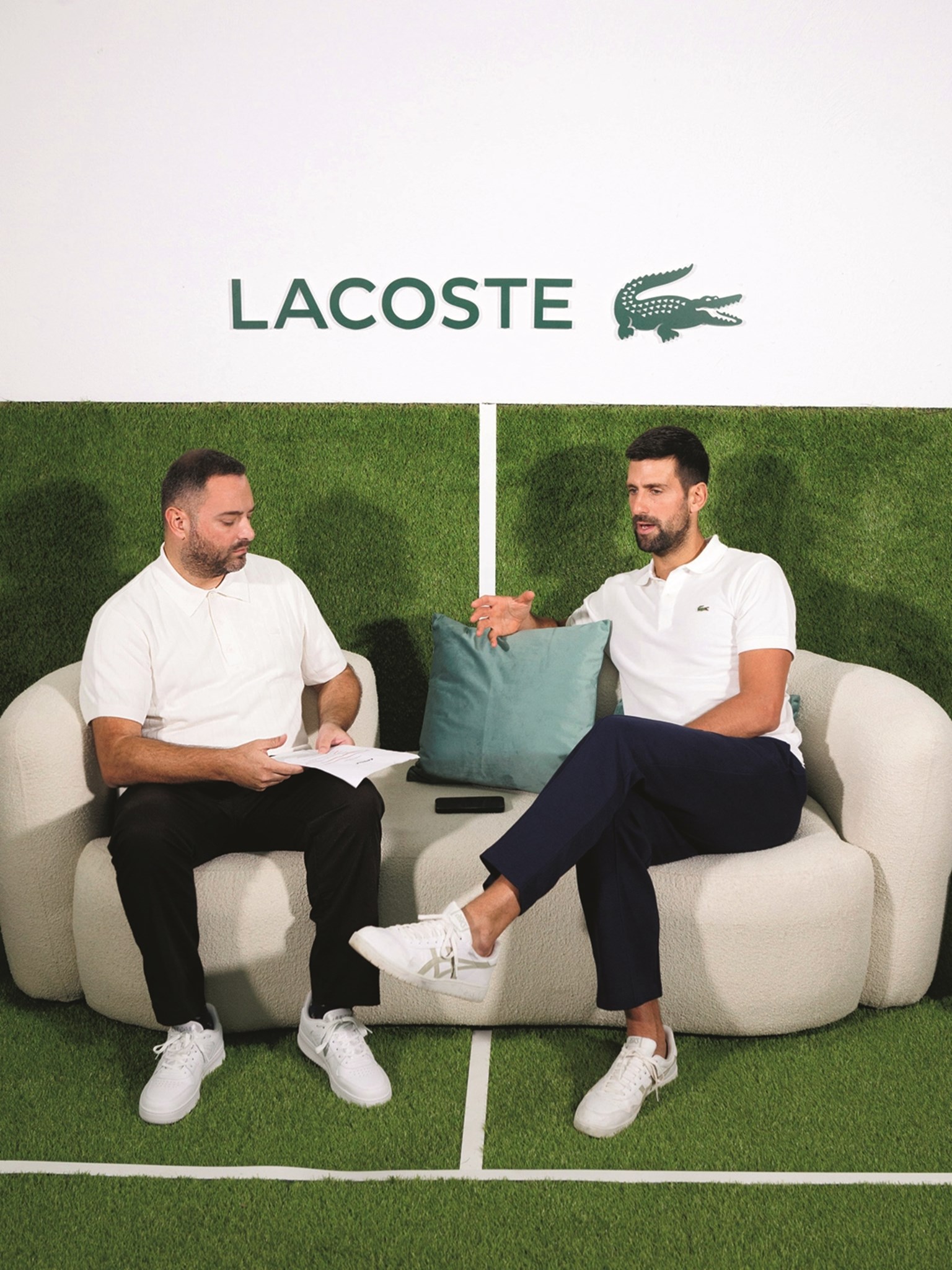 Ο Μπάμπης Δούκας και ο Νόβακ Τζόκοβιτς