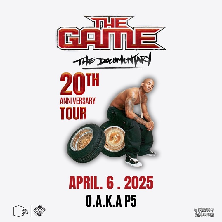 Ο θρύλος της ραπ The Game έρχεται για πρώτη φορά στην Ελλάδα