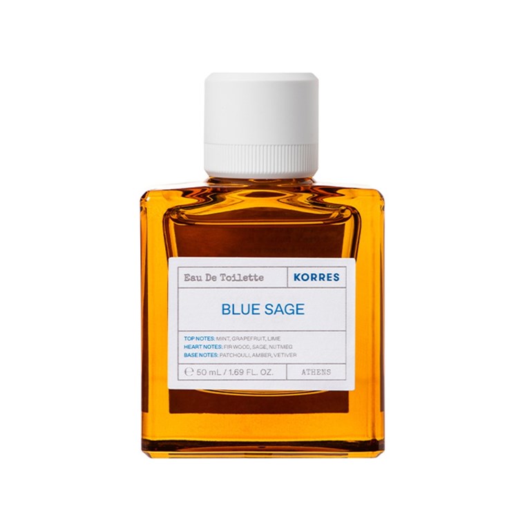 BOTTLE OF KORRES BLUE SAGE PERFUME