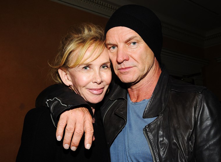 Sting με τη συζυγό του Trudie Styler