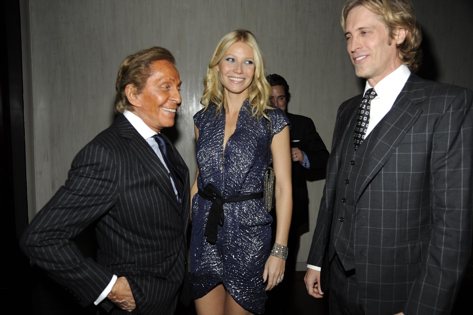 Valentino Garavani, Gwyneth Paltrow and Bruce Hoeksema
