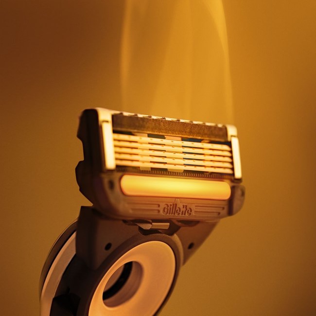 heated razor gillette