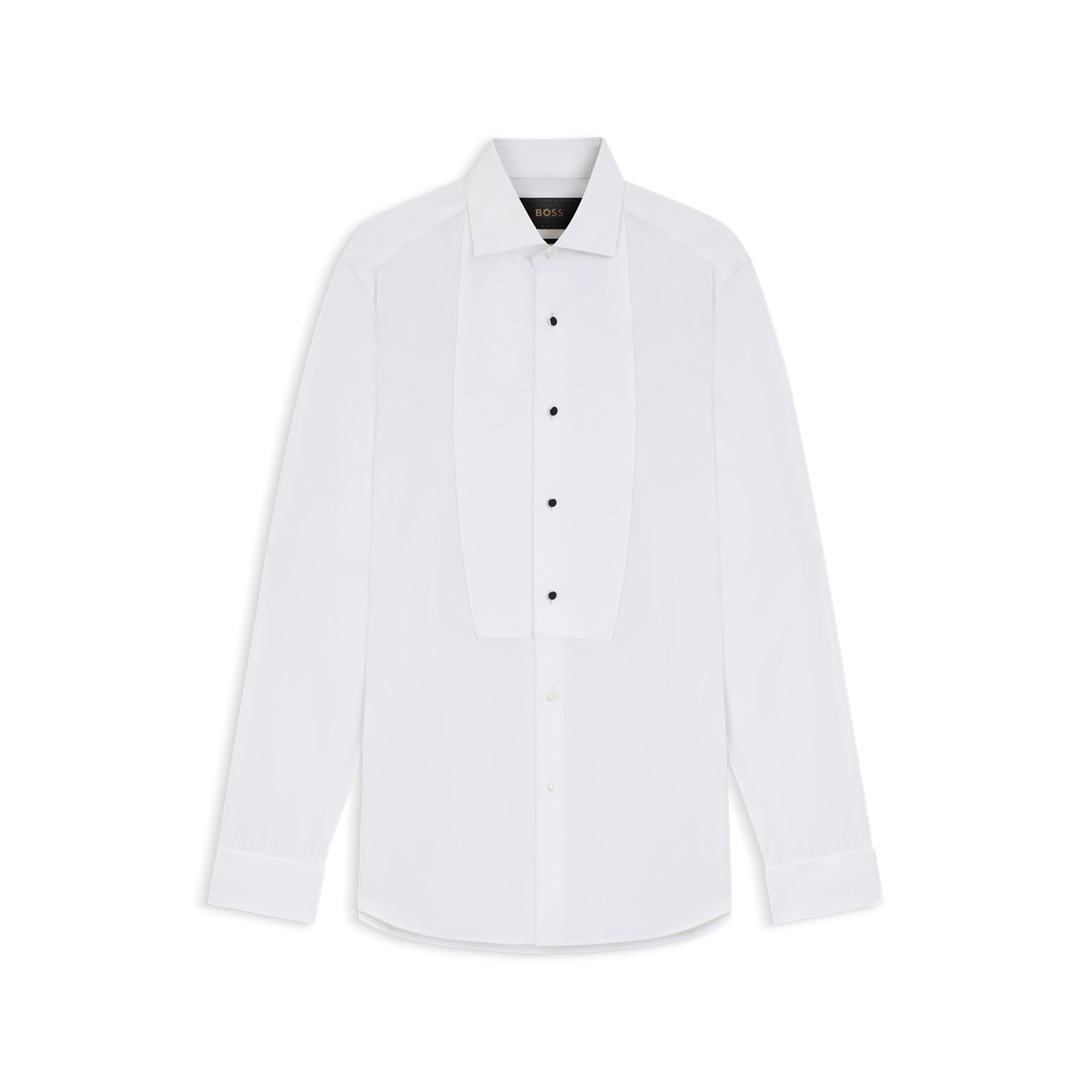 Στενό πουκάμισο από ιταλικό βαμβακερή ποπλίνα