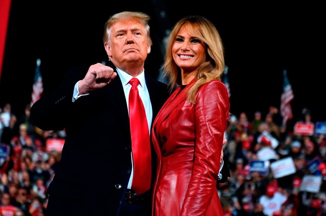 O Donald και η Melania Trump