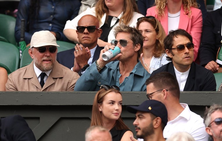 Ο Brad Pitt έκλεψε τις εντυπώσεις και στο Wimbledon