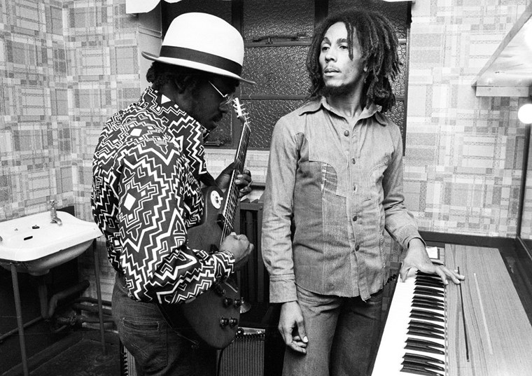 Bob Marley backstage