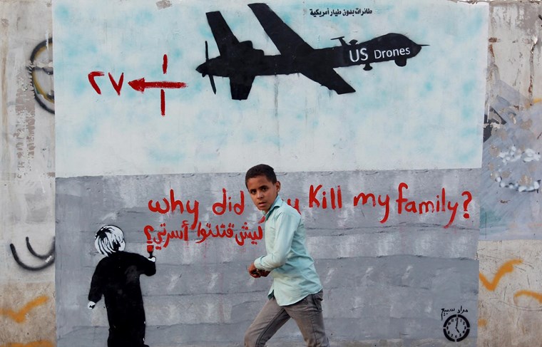Σαναά γκράφιτι drones
