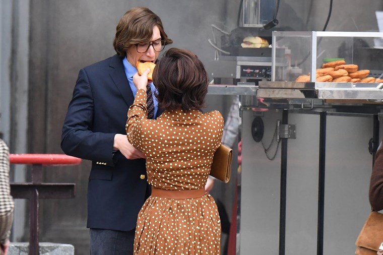 BACKSTAGE SCENE FROM "HOUSE OF GUCCI" FILM