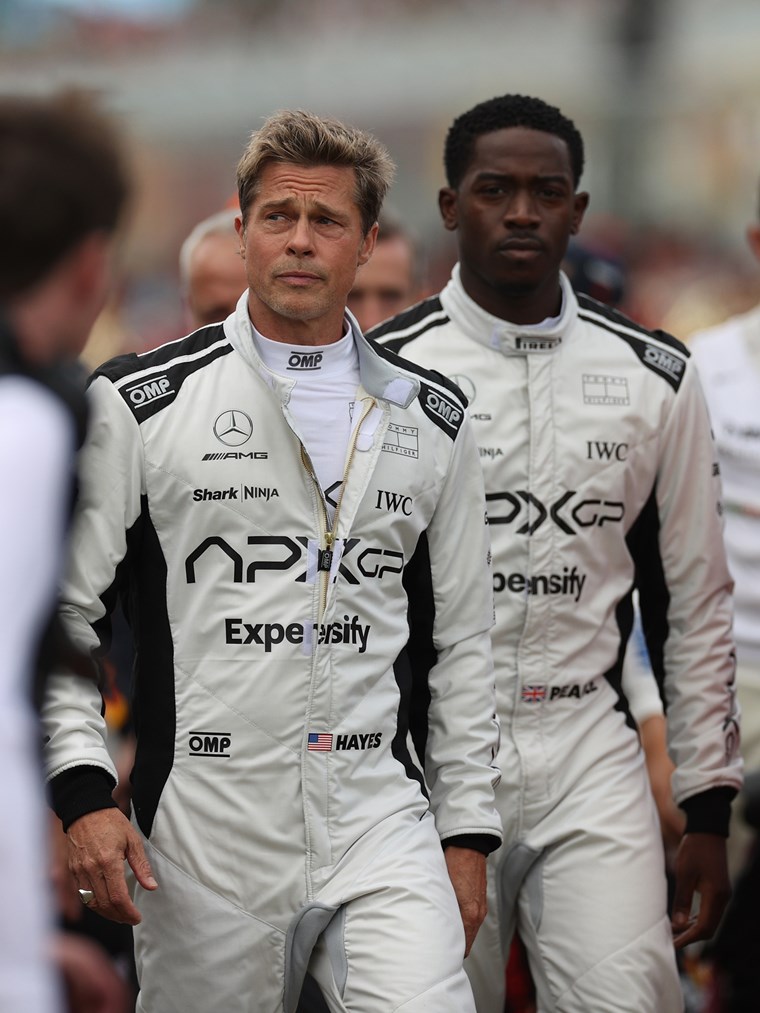 Όλοι μιλούν για τον Brad Pitt στo βρετανικό Grand Prix