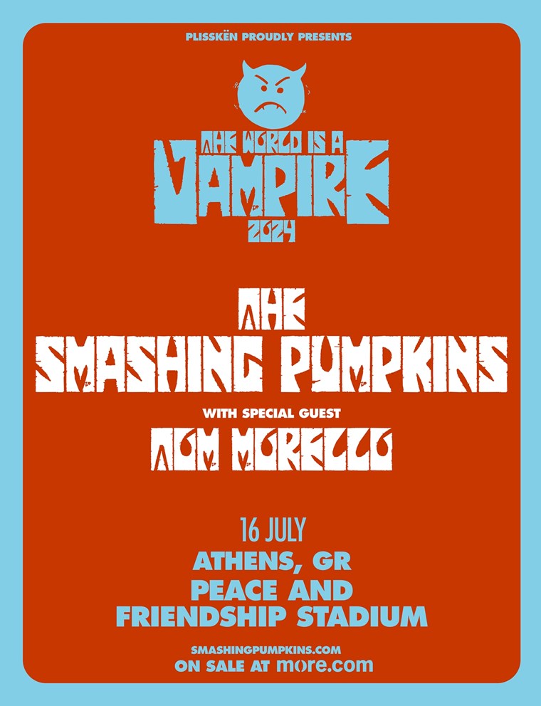 Ο Tom Morello των Rage Against The Machine θα είναι special guest των Smashing Pumpkins στο ΣΕΦ