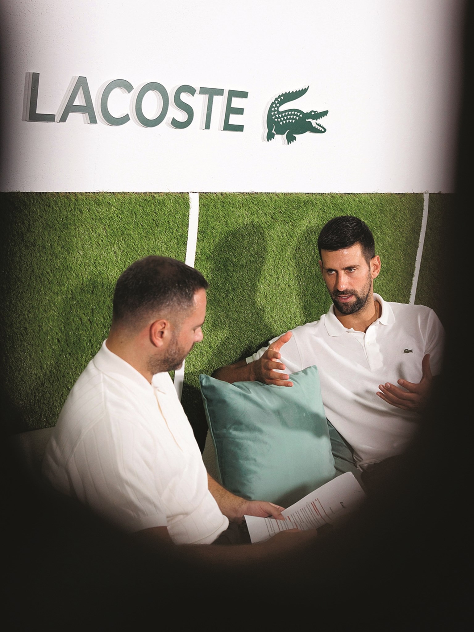 Ο Νόβακ Τζόκοβιτς και ο Μπάμπης Δούκας