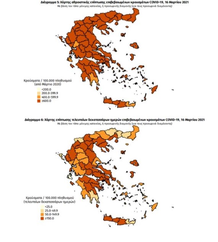 Κορονοϊός: Εσπασε το φράγμα των 600 διασωληνωμένων - 1.533 νέα κρούσματα