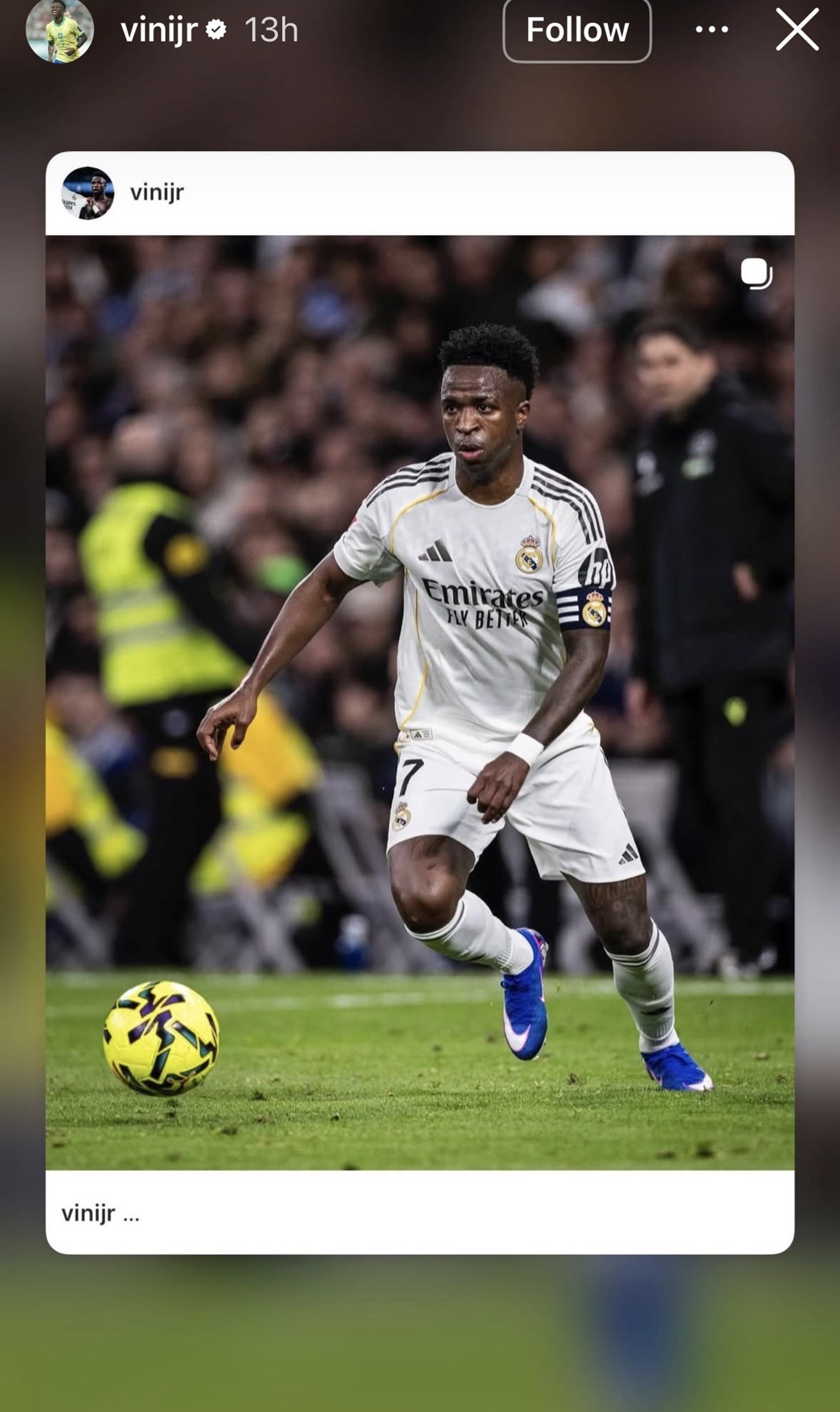 Κάτι τρέχει με τον Βινίσιους - Η αινιγματική ανάρτηση