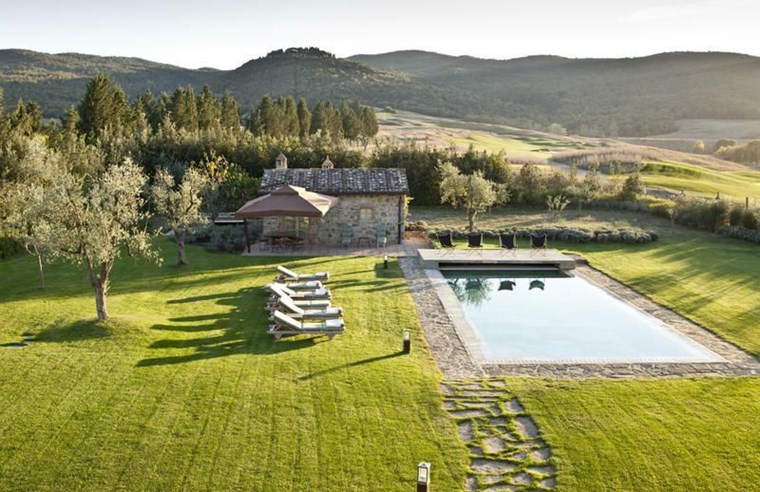 VIEW WITH POOL IN TUSCANY