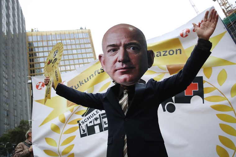 Jeff Bezos διαδηλώσεις