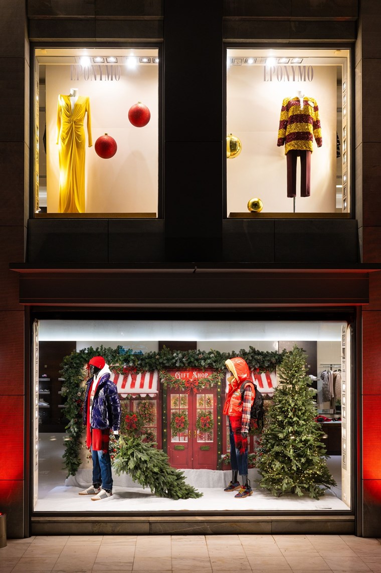 Μood Χριστουγέννων στο Eponymo στη Γλυφάδα: Walking in a window Wonderland!