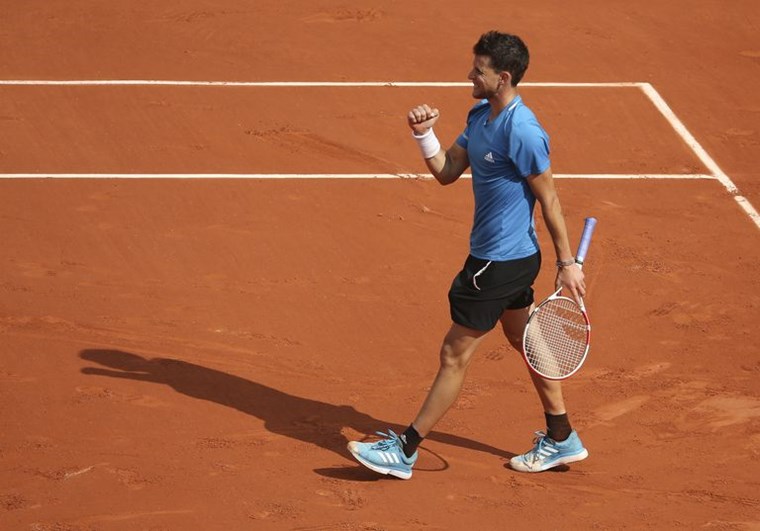 DOMINIC THIEM AT ROLAND-GAROS