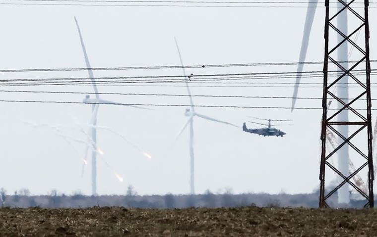 HELICOPTERS OPEN FIRE