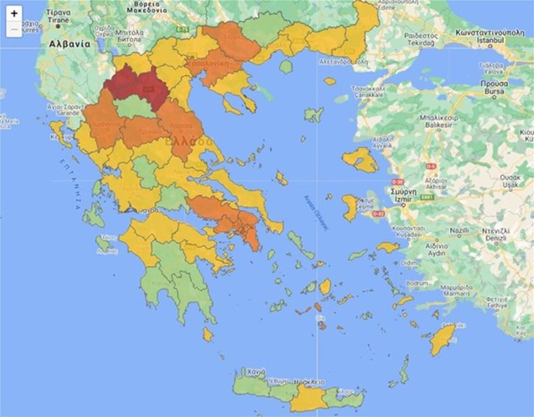 Οι νέες αλλαγές στον χάρτη υγειονομικής ασφάλειας και προστασίας