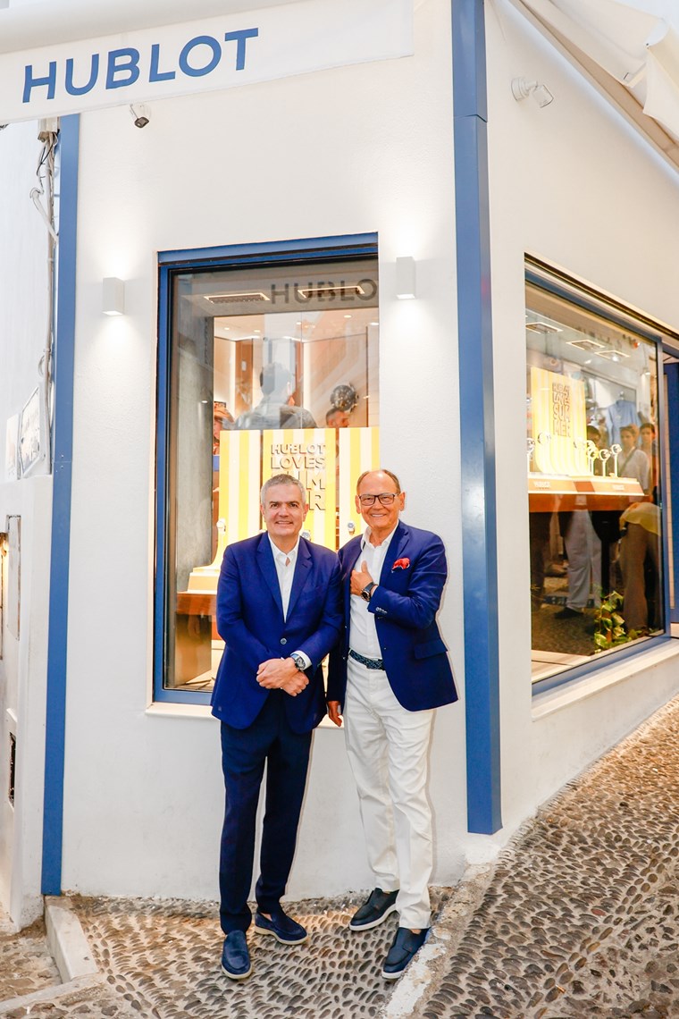 Τα εντυπωσιακά εγκαίνια της Hublot Boutique στη Σαντορίνη