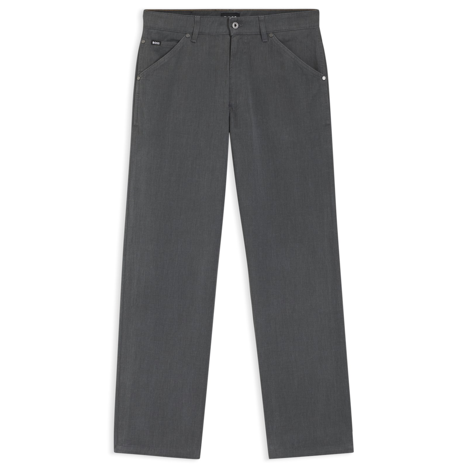 Τζιν από βαμβακερό μελανζέ ντένιμ