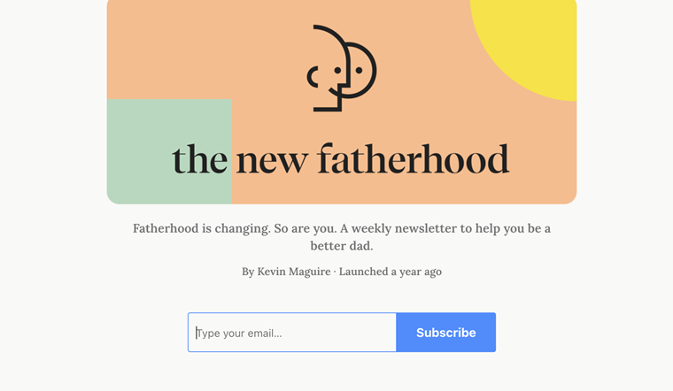 ΚΑΛΥΤΕΡΑ NEWSLETTERS THE NEW FATHERHOOD