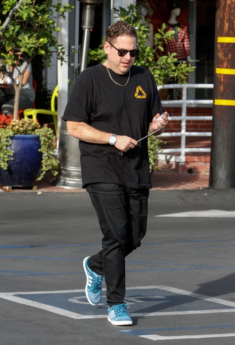 Jonah Hill street style all black