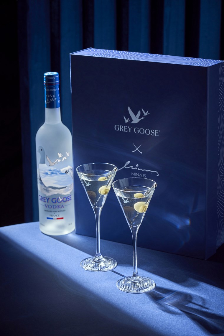 Grey Goose x Minas | Απολαμβάνοντας τη διακριτική πολυτέλεια ενός Vodka Martini Cocktail
