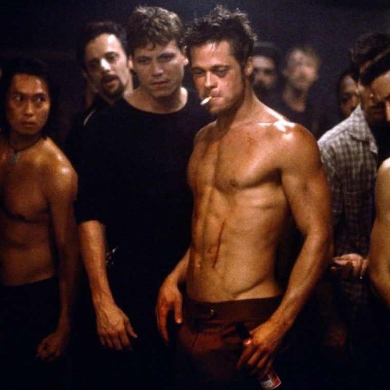 BRAD PITT SHIRTLESS