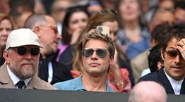 Ο Brad Pitt έκλεψε τις εντυπώσεις και στο Wimbledon