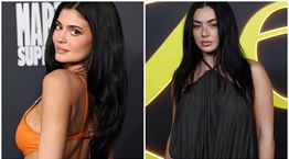 Καυτές Kylie Jenner και Charlie XCX με μαύρα εσώρουχα