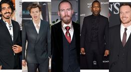 Φορώντας μαύρο κοστούμι, το μπαλαντέρ του αντρικού στυλ