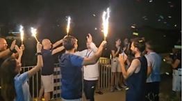 Αποθέωση και ενθουσιασμός για τον Θοδωρή Τσελίδη στο Ολυμπιακό χωριό