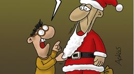 Ο Αρκάς καλωσορίζει τον χειμώνα όπως μόνος αυτός ξέρει