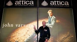 Στην παρουσίαση της συλλογής του John Varvatos για τους Led Zeppelin στο attica City Link