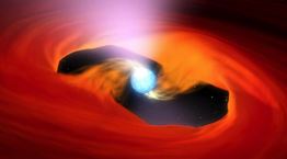 Η συναρπαστική στιγμή που ένα νεκρό αστέρι καταπίνει ένα άστρο