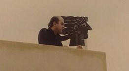 Ο Αλέκος Φασιανός με τον Γιάννη Τσαρούχη στο Παρίσι των 80s